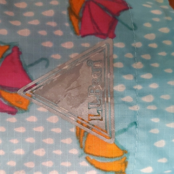 L.L Bean girls Rainjacket sz 10 - Picture 6 of 14